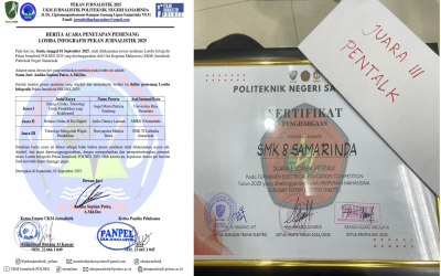 Murid SMK Negeri 8 Samarinda Raih Juara 2 Lomba Infografis Pekan Jurnalistik 2025 di POLNES