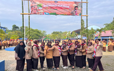 SMK Negeri 8 Samarinda Gelar Perkemahan Pramuka Ceria: Membangun Kebersamaan dan Karakter Siswa